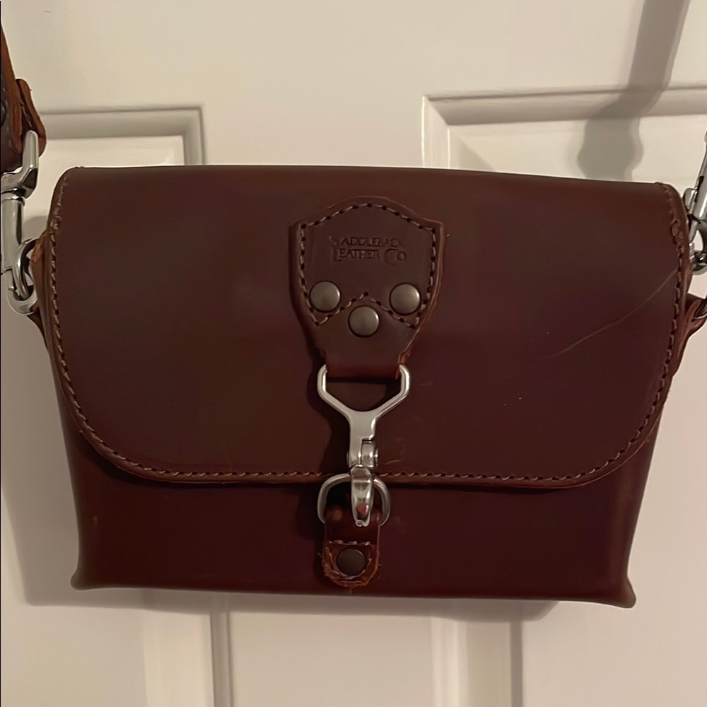 Saddleback Leather Co. Brown Crossbody Bag